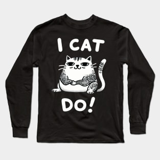 I Cat I do Tattoo Cat Long Sleeve T-Shirt